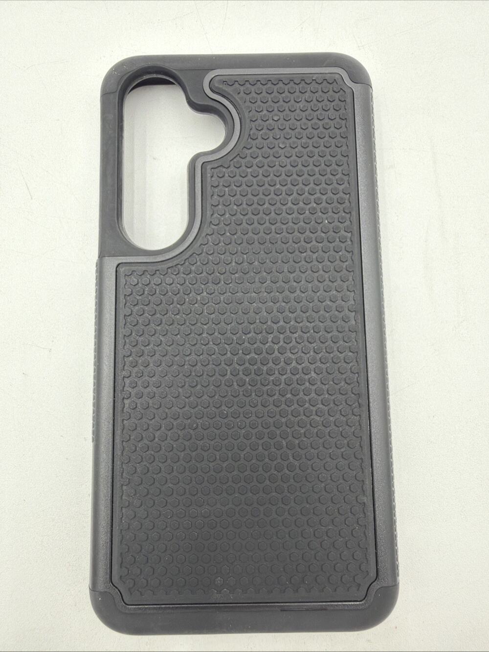 FNTCASE for Samsung Galaxy S24-FE Case: Dual Layer S24 FE, Black